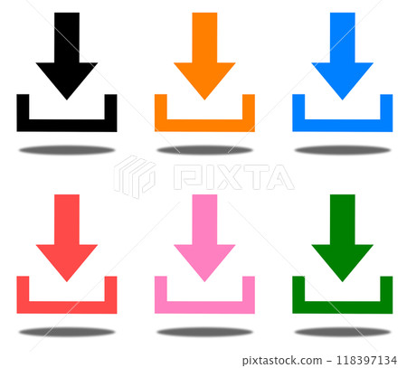 Illustration of downloading and storing data and record files 118397134