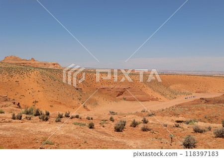 Around the exit of Upper Antelope Canyon 118397183