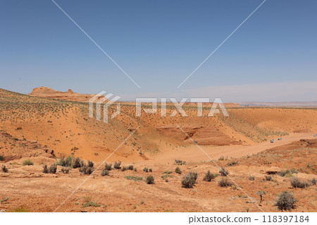 Around the exit of Upper Antelope Canyon 118397184