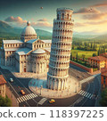 比薩斜塔現實例證 118397225