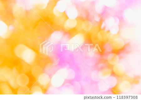 Sparkling pink and orange background material 118397308