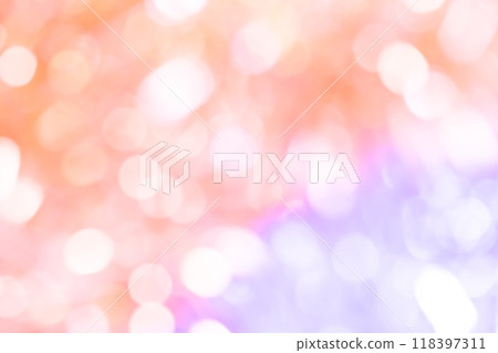 Sparkling pink and orange background material 118397311