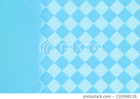 Light blue background with diamond pattern fading to the left Light blue background with diamond pattern fading to the left 118398216