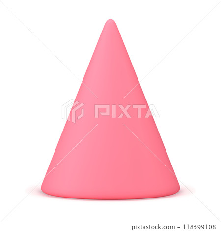 Cute pink abstract Christmas tree minimalist cone triangle geometric shape 3d icon realistic vector Cute pink abstract Christmas tree minimalist cone triangle geometric shape 3d icon realistic vector 118399108
