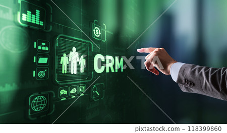 CRM Customer Relationship Management. Customer orientation concept 118399860