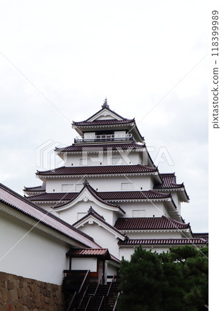Wakamatsu Castle (Tsuruga Castle), which served as a military base during the Boshin War Wakamatsu Castle (Tsuruga Castle), which served as a military base during the Boshin War 118399989