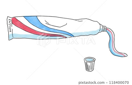 3色條紋牙膏 118400070