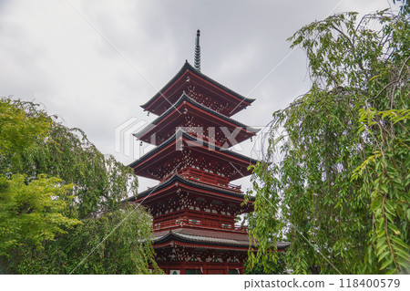 Aomori Kongo-san Saisho-in temple's five-story pagoda 118400579