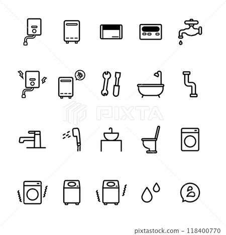 水圖標集 水圖標集 118400770