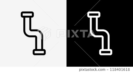 Water supply, faucet, water heater, plumbing icons Water supply, faucet, water heater, plumbing icons 118401618