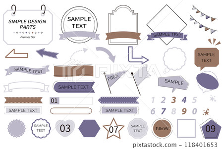 Easy-to-use, simple and stylish frame set Easy-to-use, simple and stylish frame set 118401653