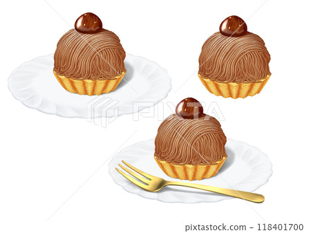 Japanese Chestnut Mont Blanc Tart, Autumn 118401700