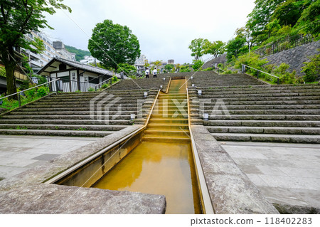 Gunma Prefecture, Ikaho Onsen, Stone Steps Alwin Park, Stone Steps and Cascade Gunma Prefecture, Ikaho Onsen, Stone Steps Alwin Park, Stone Steps and Cascade 118402283