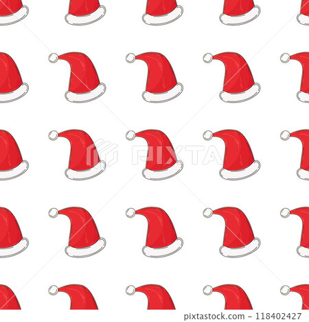 Christmas holidays. Seamless pattern in hand draw style 118402427