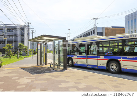 Kawasaki Tsurumi Rinko Bus King Skyfront West Bus Stop 118402767