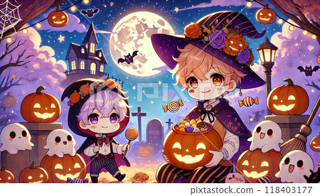 Halloween illustration 118403177