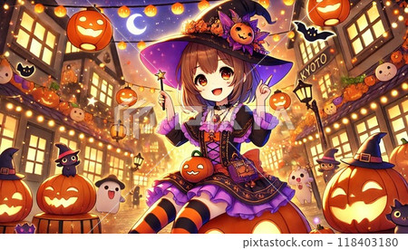 Halloween illustration 118403180