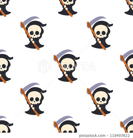 death seamless pattern death seamless pattern 118403622