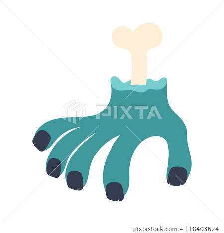 halloween zombie hand icon illustration halloween zombie hand icon illustration 118403624