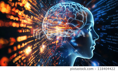 Image of machine learning AI Image of machine learning AI 118404422