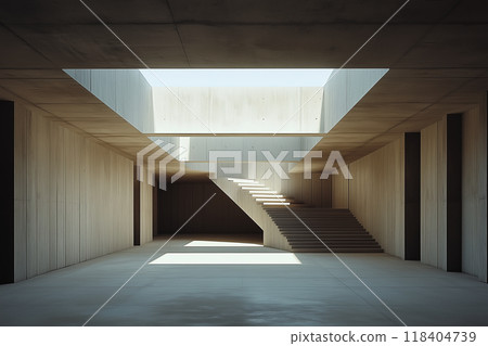 Modern Underground Architectural Space 118404739