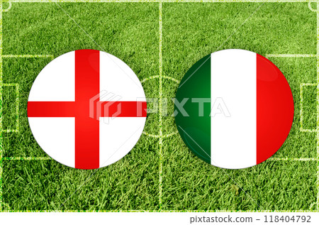 England vs Italy football match England vs Italy football match 118404792