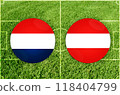 Netherlands vs Austria football match 118404799