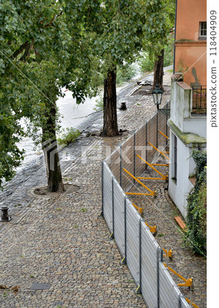 High water levelHigh water levels on Vltava, after storm Boris caused torrential floods in Europe, in Pragues on Vltava, after storm Boris caused torrential floods in Europe, in Prague, Czech Republic 118404909