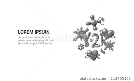 3D glossy chrome shapes in retro Y2K style landing page vector design, liquid metallic stars, heart, flower, blob forms 3D glossy chrome shapes in retro Y2K style landing page vector design, liquid metallic stars, heart, flower, blob forms 118405162