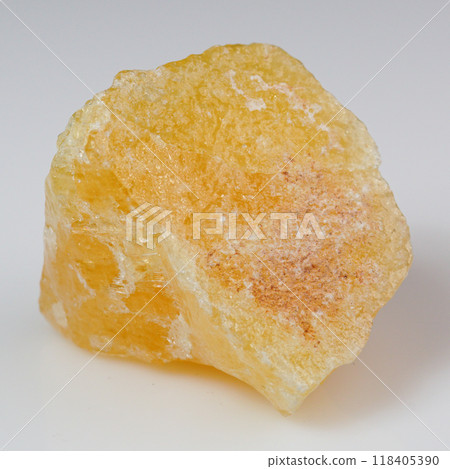 Radiant Yellow Calcite Mineral Specimen Displaying Natural Elegance and Vibrant Hues 118405390