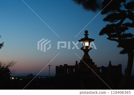 [莊內風景]坂田市_日和山公園之夜 118406365