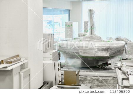 An office with packaged items An office with packaged items 118406800