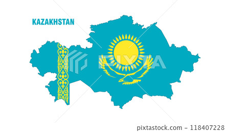 Map of Kazakhstan ENG 2 Map of Kazakhstan ENG 2 118407228