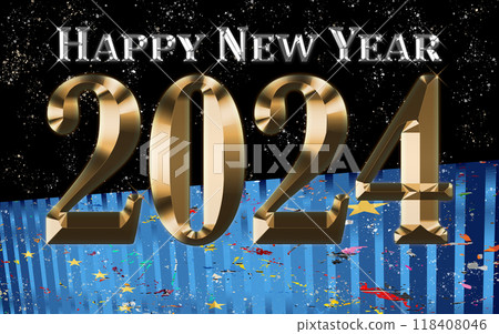 Happy New Year 2025 with Alaska flag Happy New Year 2025 with Alaska flag 118408046