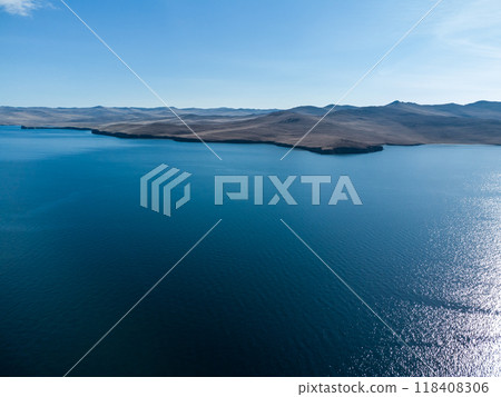 Lake Baikal. the steppes of Olkhon. Warm autumn days. 118408306