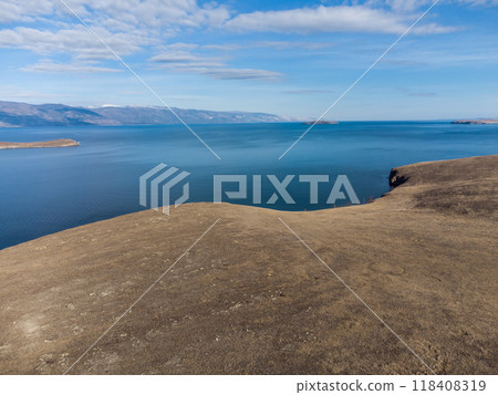 Lake Baikal. the steppes of Olkhon. Warm autumn days. 118408319