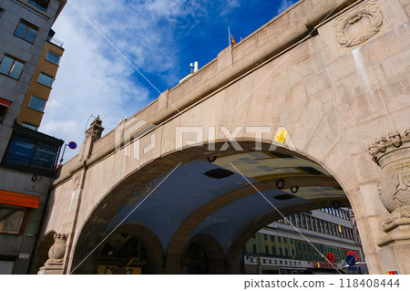 Kungsgatan street intersection tunnel in Norrmalm, Stockholm, Sweden Kungsgatan street intersection tunnel in Norrmalm, Stockholm, Sweden 118408444