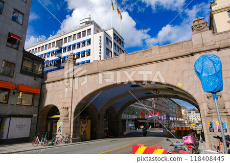 Kungsgatan Tunnel in downtown Norrmalm, Stockholm, Sweden Kungsgatan Tunnel in downtown Norrmalm, Stockholm, Sweden 118408445