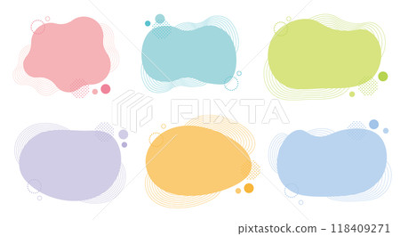 抽象形狀形狀治療集多彩 抽象形狀形狀治療集多彩 118409271