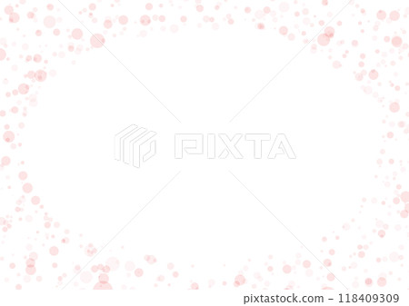 Polka dot frame bubble pink Polka dot frame bubble pink 118409309