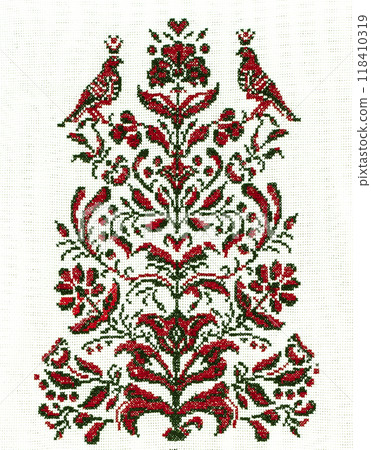 Ukrainian embroidery, folk arts and crafts 118410319