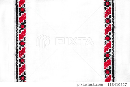 Ukrainian embroidery, folk arts and crafts 118410327