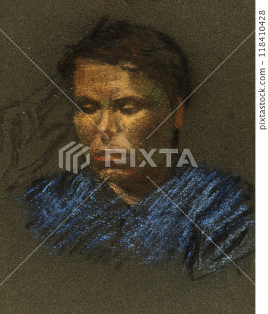 pencil drawing illustration, portrait, sketch 118410428