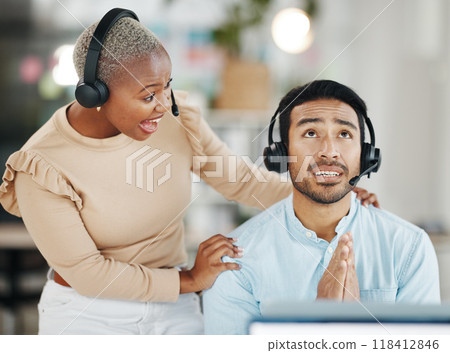 Customer service, thank you and excited man celebrate tech support success, achievement or ecommerce winner. Prayer hope, call center teamwork and telemarketing consultant with winning trading sales Customer service, thank you and excited man celebrate tech support success, achievement or ecommerce winner. Prayer hope, call center teamwork and telemarketing consultant with winning trading sales 118412846