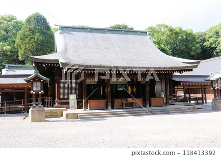 Worship hall, Hikawa Shrine, Omiya City, Saitama Prefecture 118413392