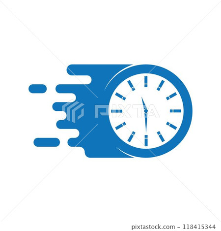 business clock logo template 118415344