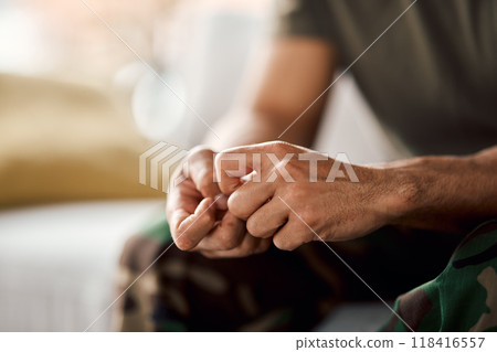 Closeup of person hands, anxiety and mental health problem, therapy and psychology with trauma. Fear, crisis and stress with depression, mistake and disaster with panic, abuse or addiction with pain Closeup of person hands, anxiety and mental health problem, therapy and psychology with trauma. Fear, crisis and stress with depression, mistake and disaster with panic, abuse or addiction with pain 118416557