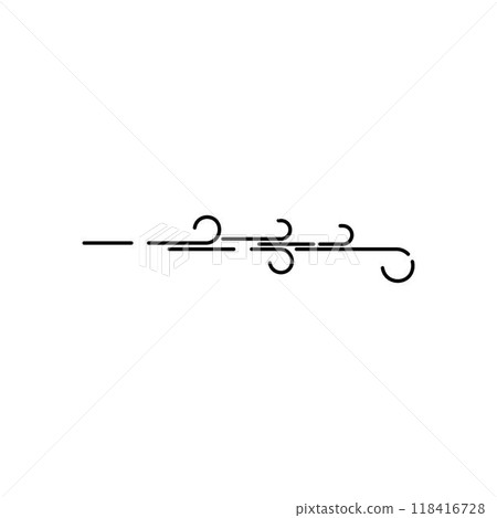 Wind symbol logo design vector template Wind symbol logo design vector template 118416728