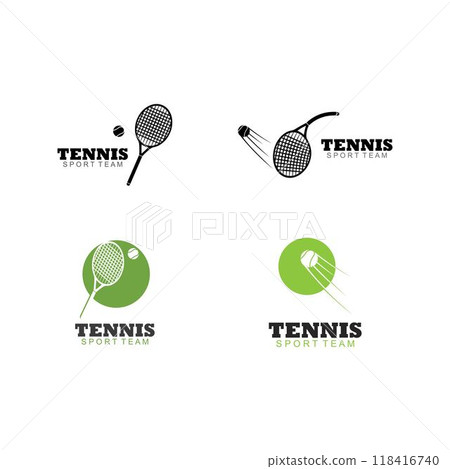 Tennis Logo Template Vector design 118416740
