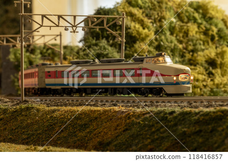 N gauge 489 series express train Hakusan 02 N gauge 489 series express train Hakusan 02 118416857